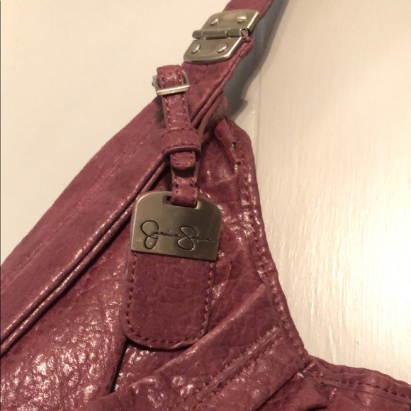 Jessica Simpson Purple Faux Leather Purse - Picture 5 of 6